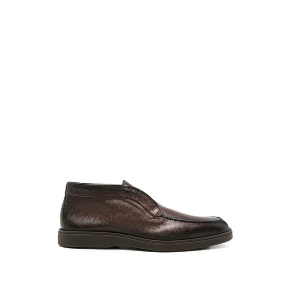 Santoni Brown Trainers Men